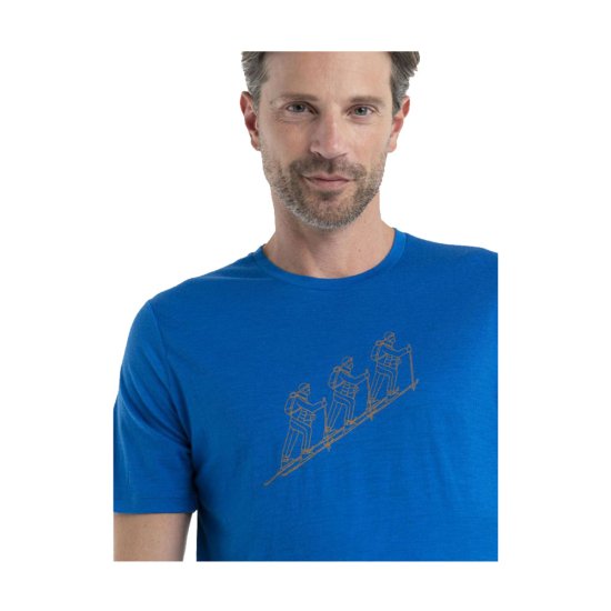 ICEBREAKER - MAGLIA A MANICHE CORTE MERINO 150 TECH LITE II SKI TOUR UOMO