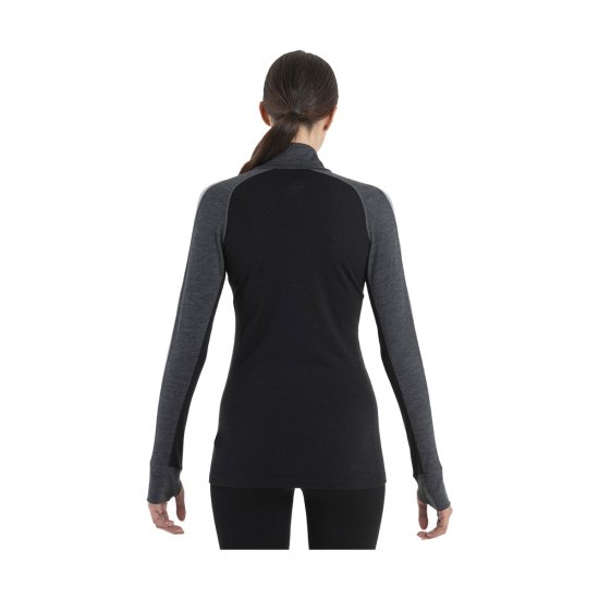 ICEBREAKER - INTIMO TERMICO MERINO ZONEKNIT 200 MEZZA ZIP DONNA