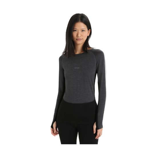 ICEBREAKER - STRATO BASE MERINO ZONEKNIT 200 GIROCOLLO DONNA