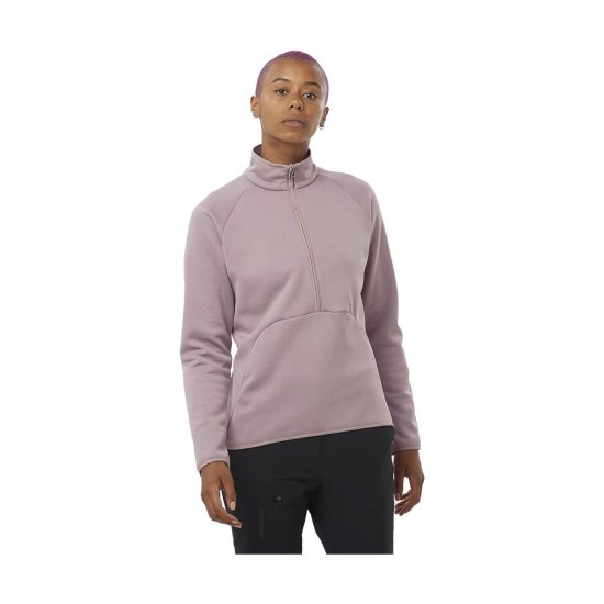 SALOMON - PILE ESSENTIAL WARM MEZZA ZIP DONNA