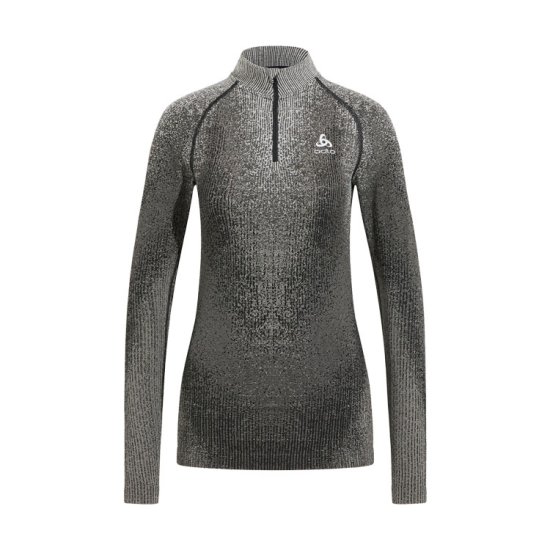 ODLO - INTIMO TERMICO TURTLE COLLO MEZZA-ZIP DONNA