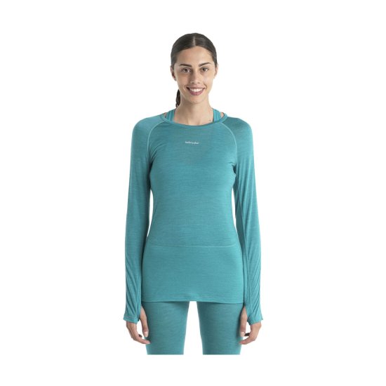 ICEBREAKER - T-SHIRT ZONEKNIT MANICHE LUNGHE MERINO 125 DONNA