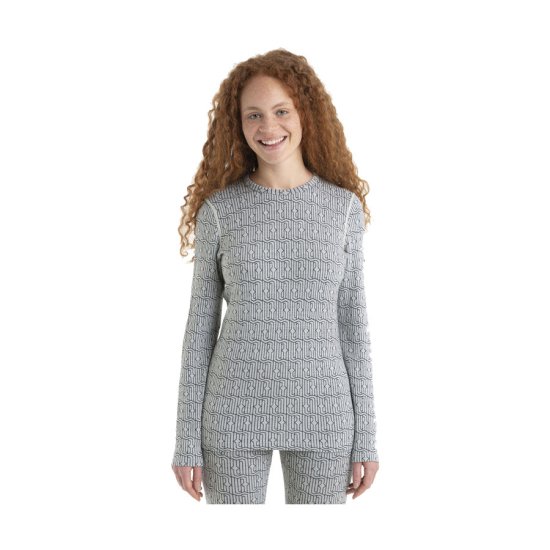 ICEBREAKER - T-SHIRT MANICHE LUNGHE SCOLLO TONDO MERINO 260 VERTEX DONNA