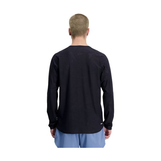 NEW BALANCE - T-SHIRT MANICHE LUNGHE Q SPEED JACQUARD UOMO