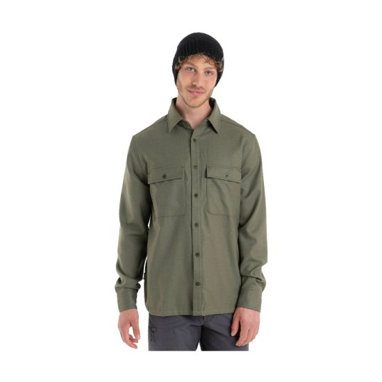 ICEBREAKER - CAMICIA MANICHE LUNGHE MERINO 200 DAWNDER UOMO