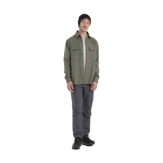 ICEBREAKER - CAMICIA MANICHE LUNGHE MERINO 200 DAWNDER UOMO