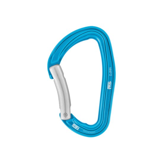 PETZL - MOSCHETTONE DJINN COURBE BLU/VIOLA