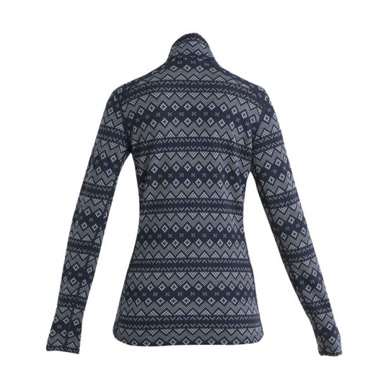 ICEBREAKER - MAGLIA MANICA LUNGA MEZZA ZIP MERINO 260 VERTEX DONNA