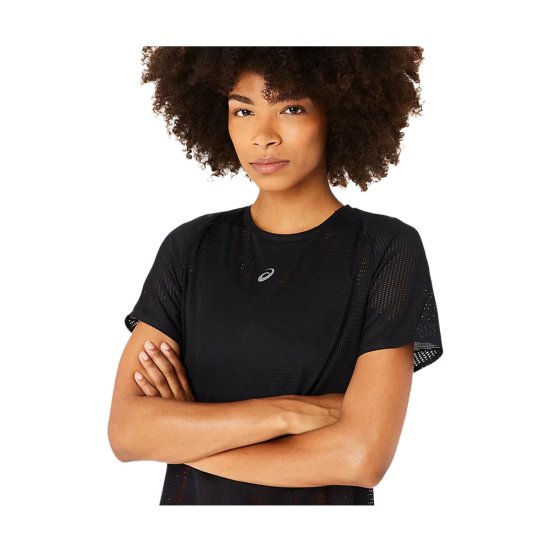 ASICS - T-SHIRT MANICHE CORTE METARUN DONNA