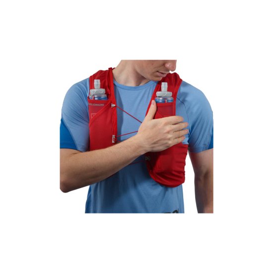 SALOMON - ZAINO D'IDRATAZIONE ADV SKIN 5 CON SOFTFLASK ROSSE