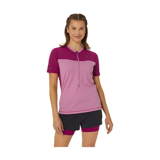 ASICS - T-SHIRT MANICHE CORTE FUJITRAIL DONNA