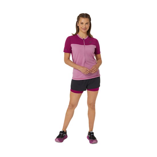 ASICS - T-SHIRT MANICHE CORTE FUJITRAIL DONNA