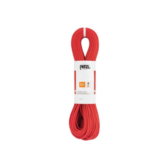 PETZL - CORDE DOUBLE RUMBA ROUGE 8MM