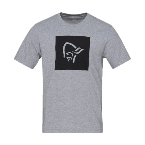 NORRONA - T-SHIRT cotone a taglio quadrato VIKING UOMO