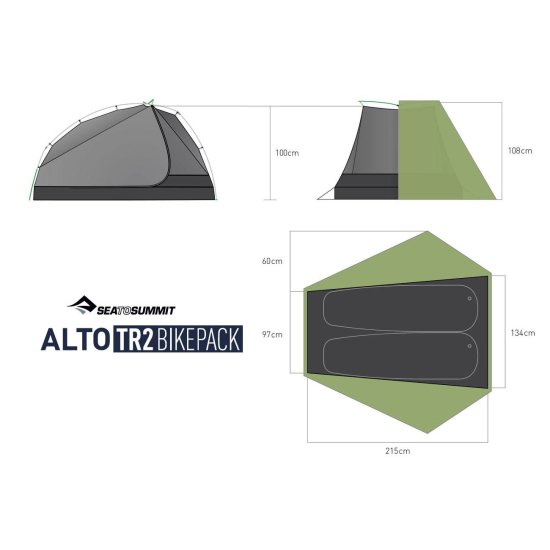 SEA TO SUMMIT - TENDA ALTO TR2 BIKEPACK
