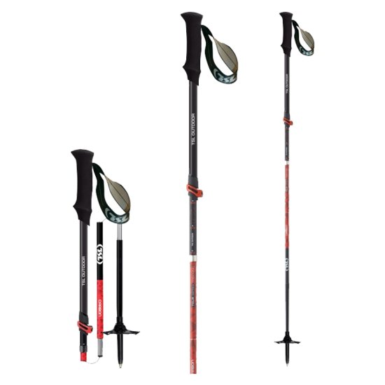TSL - BASTONI DA TREKKING TOUR CARBON 5 CROSS STANDARD