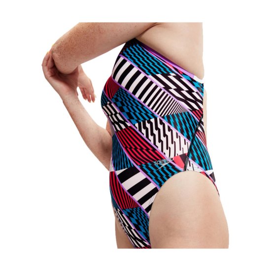 SPEEDO - COSTUME DA BAGNO ECO+ ALLOVER DIG STARBACK DONNA