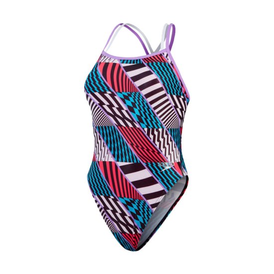 SPEEDO - COSTUME DA BAGNO ECO+ ALLOVER DIG STARBACK DONNA