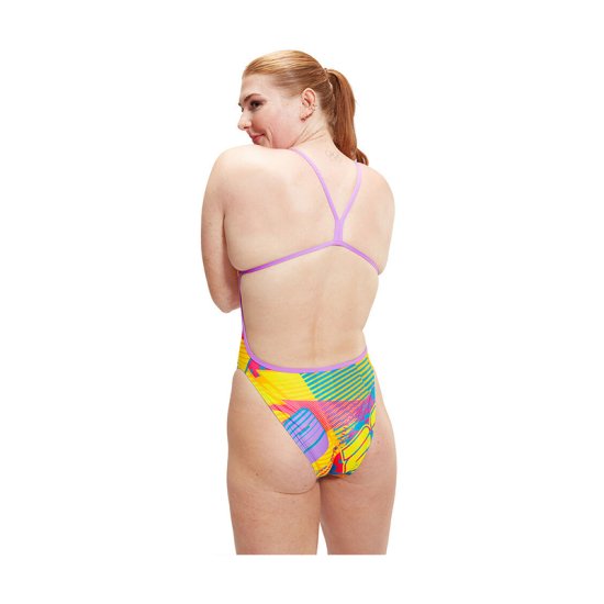 SPEEDO - COSTUME DA BAGNO ECO+ ALLOVER DIG VBACK DONNA