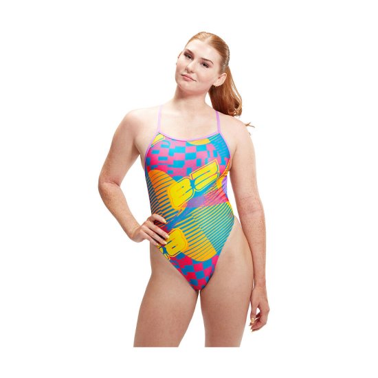 SPEEDO - COSTUME DA BAGNO ECO+ ALLOVER DIG VBACK DONNA