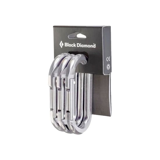 BLACK DIAMOND - MOSCHETTONI OVALI KEYLOCK (X3)