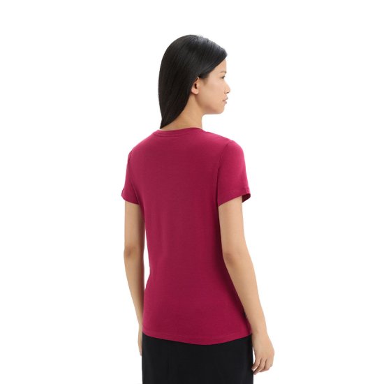 ICEBREAKER - T-shirt Merino Tencel Cotone Donna