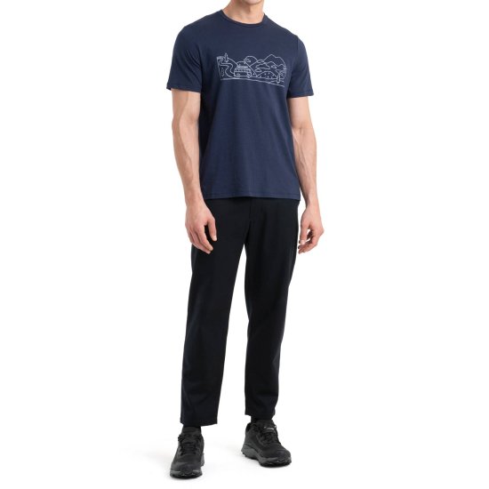 ICEBREAKER - T-SHIRT MERINO TENCEL COTONE UOMO