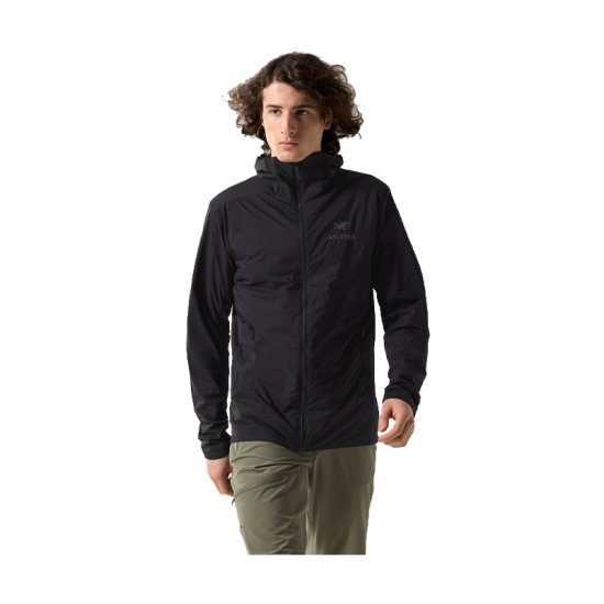 ARCTERYX - GIACCA CON CAPPUCCIO ATOM SL UOMO NERA