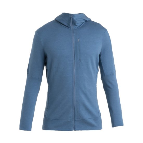 ICEBREAKER - GIACCA MERINO 260 QUANTUM IV CON CAPPUCCIO UOMO
