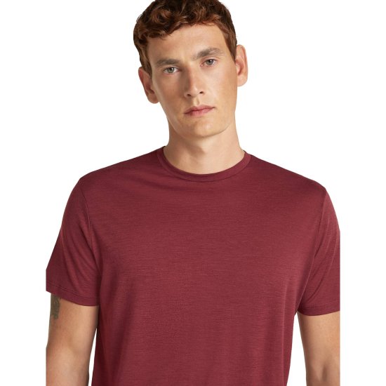 ICEBREAKER - MAGLIA MERINOS 150 MANICHE CORTE TECH LITE III UOMO