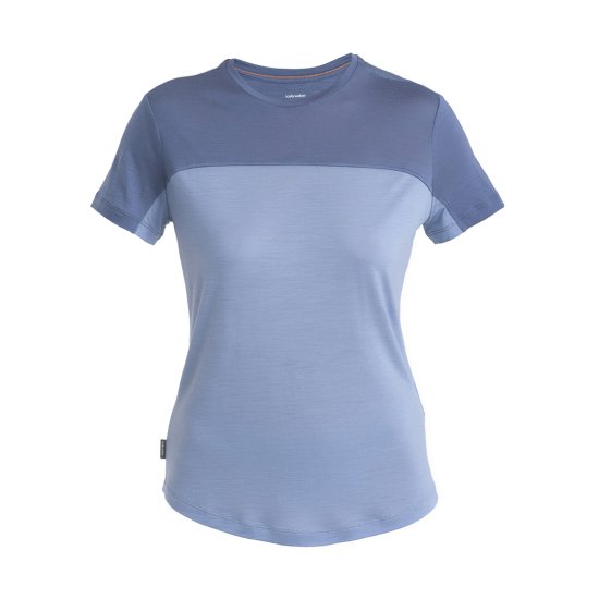 ICEBREAKER - T-SHIRT MERINO 125 COOL LITE SPHERE III COLOR BLOCK DONNA