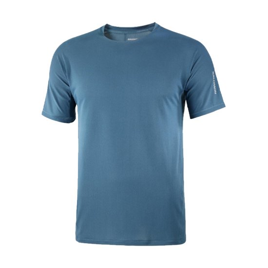 SALOMON - T-SHIRT MANICHE CORTE SENSE AERO UOMO BLU