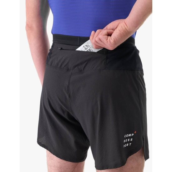 COMPRESSPORT - PANTALONCINO OVERSHORT TRAIL RACING UOMO