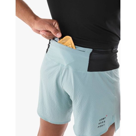 COMPRESSPORT - PANTALONCINO OVERSHORT TRAIL RACING UOMO
