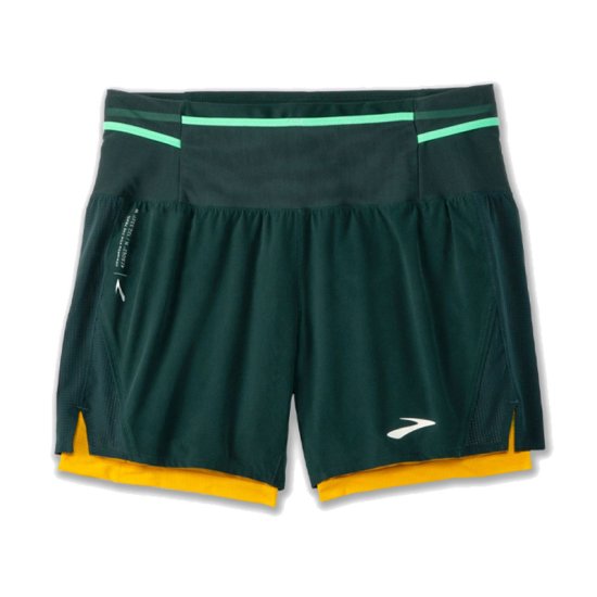 BROOKS - PANTALONCINO HIGH POINT 5" 2 IN 1 SHORT 2.0 UOMO