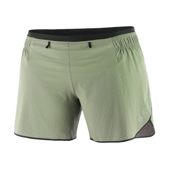 SALOMON - PANTALONCINI SENSE AERO 5 DONNA VERDE