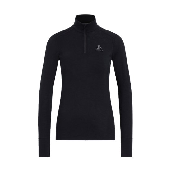 ODLO - MAGLIA INTIMA DEMI-ZIP MERINO 200 NATURAL DONNA