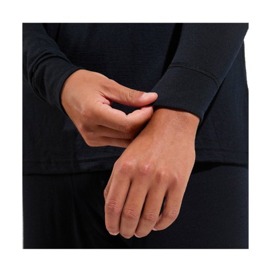 ODLO - MAGLIA INTIMA MEZZA-ZIP MERINO 200 NATURAL UOMO