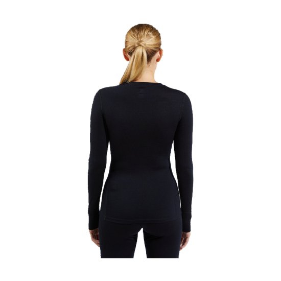 ODLO - T-SHIRT MANICHE LUNGHE 100% MERINO WARM DONNA