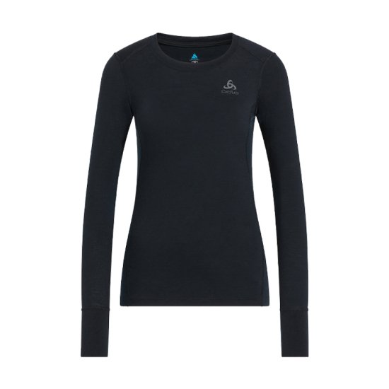 ODLO - T-SHIRT MANICHE LUNGHE 100% MERINO WARM DONNA