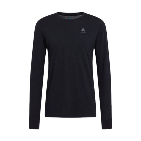 ODLO - MAGLIA A MANICHE LUNGHE 100% MERINO WARM UOMO
