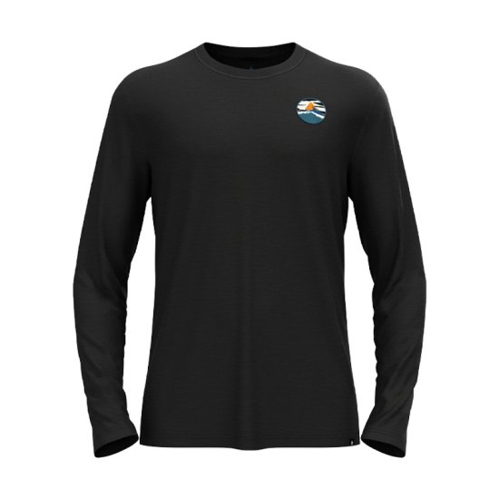 ODLO - T-SHIRT A MANICHE LUNGHE ASCENT MERINO 160 MATTERHORN UOMO