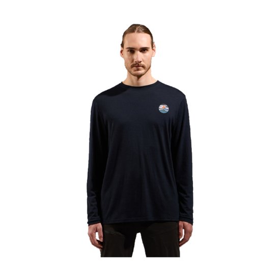 ODLO - T-SHIRT A MANICHE LUNGHE ASCENT MERINO 160 MATTERHORN UOMO