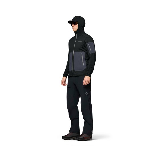 NORRONA - PILE FALKETIND WARM2 STRETCH CON CAPPUCCIO UOMO