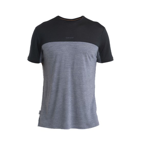 ICEBREAKER - T-SHIRT MERINO 125 COOL-LITE SPHERE III COLOUR BLOCK UOMO