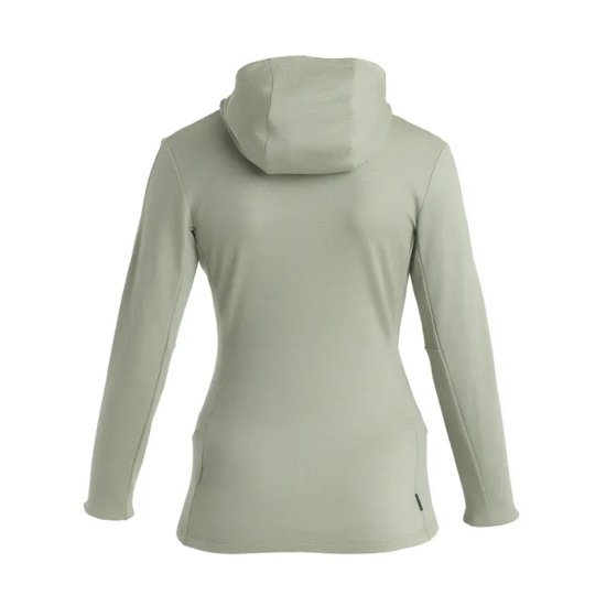 ICEBREAKER - GIACCA CON CAPPUCCIO MERINO 260 QUANTUM IV DONNA