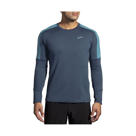 BROOKS - MAGLIA A MANICHE LUNGHE NOTCH THERMAL 2.0 UOMO