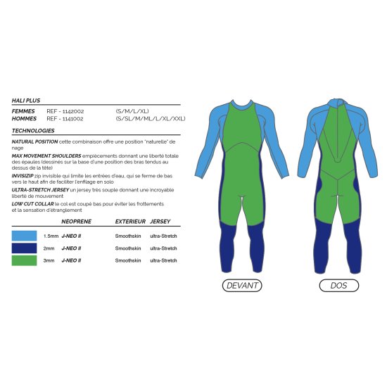 MAKO - COMBINAZIONE HALI PLUS DONNA