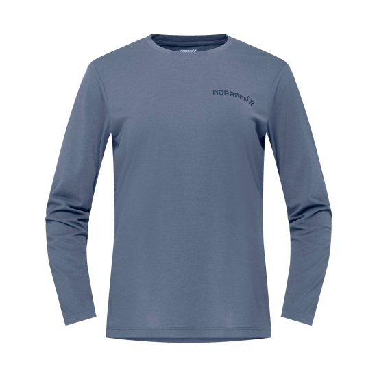 NORRONA - T-SHIRT MANICHE LUNGHE FEMUND TECH DONNA