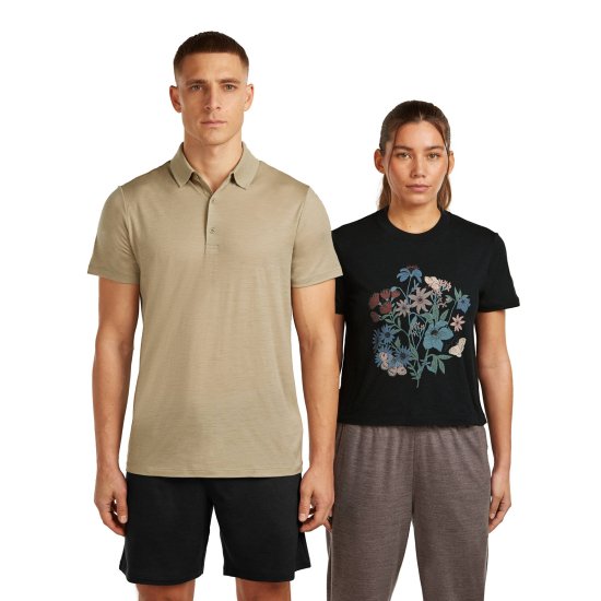 ICEBREAKER - POLO MANICHE CORTE MERINO 150 TECH LITE III UOMO